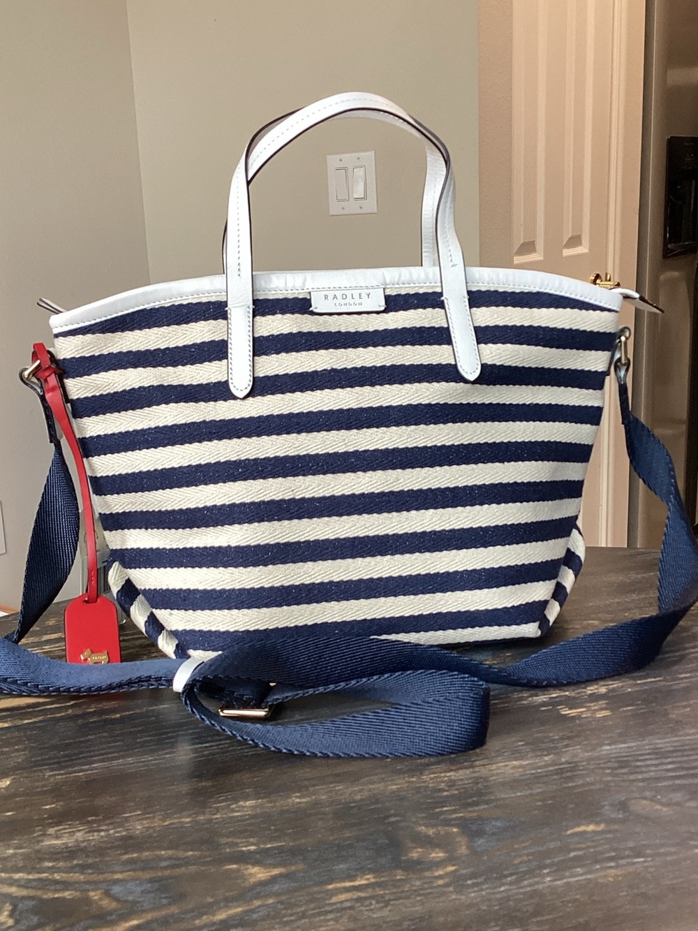RADLEY LONDON Cromer Way Stripe Medium Ziptop Grab Bag